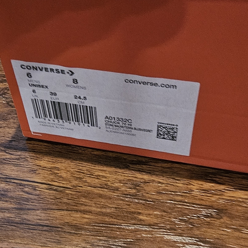 New Converse Mauve Chuck Taylor 70 Counter Climate High Top, size 8 - Picture 6 of 7